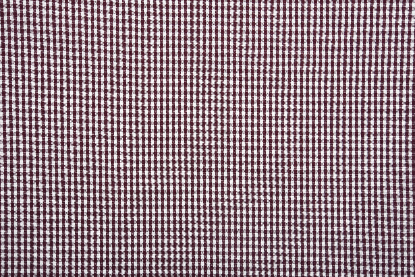Maroon & White Gingham Shirt