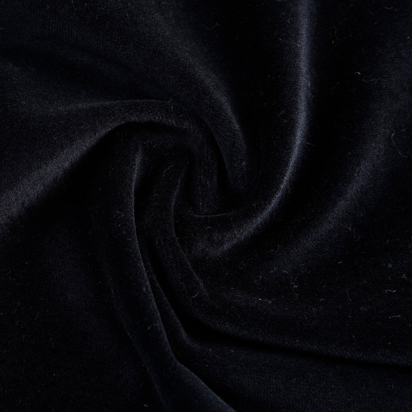 Dugdale Cotton Black Velvet Double Breasted Jacket