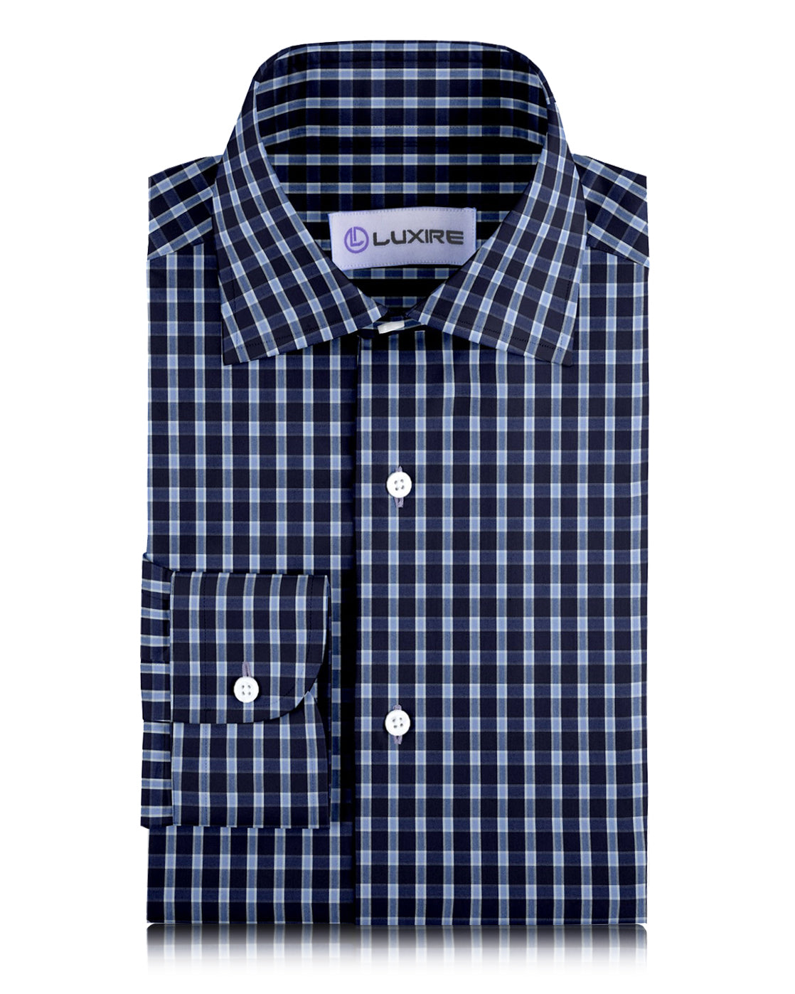 Blue Navy Tatersall