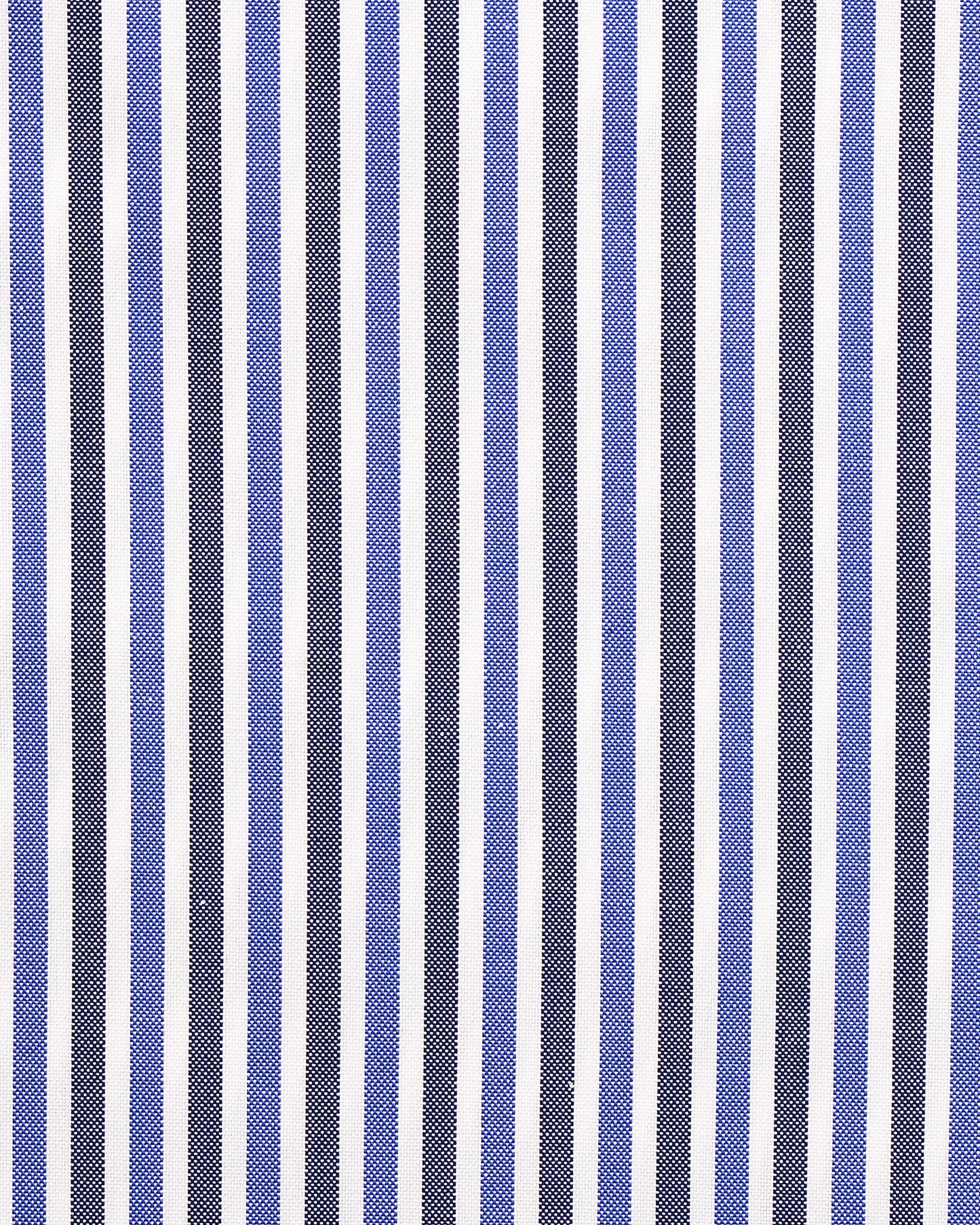Brembana White Blue Candy Stripes Shirt