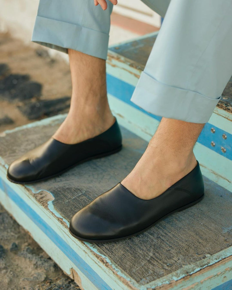 Pleated Powder Blue Twill High Rise Pant