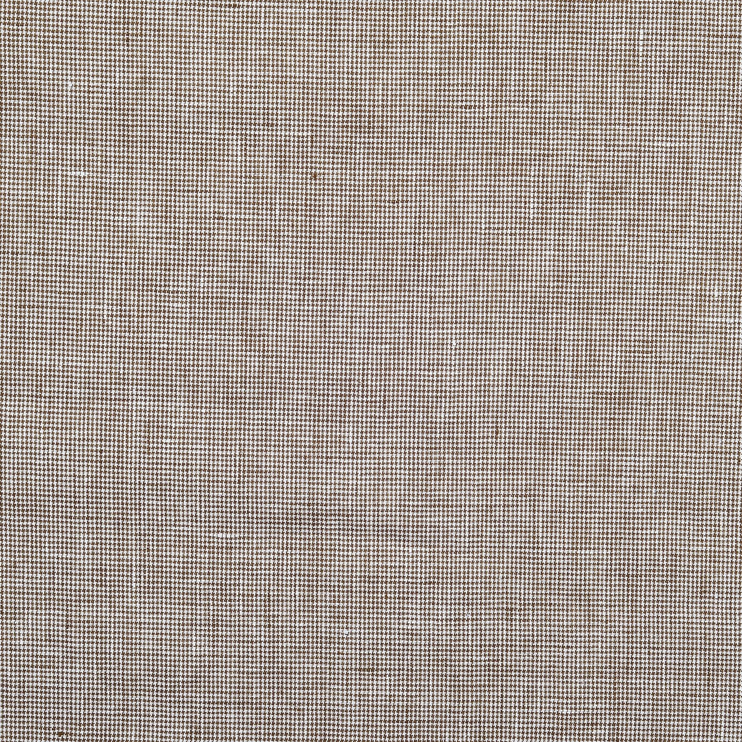 Linen: Brown White Mini Houndstooth Shirt