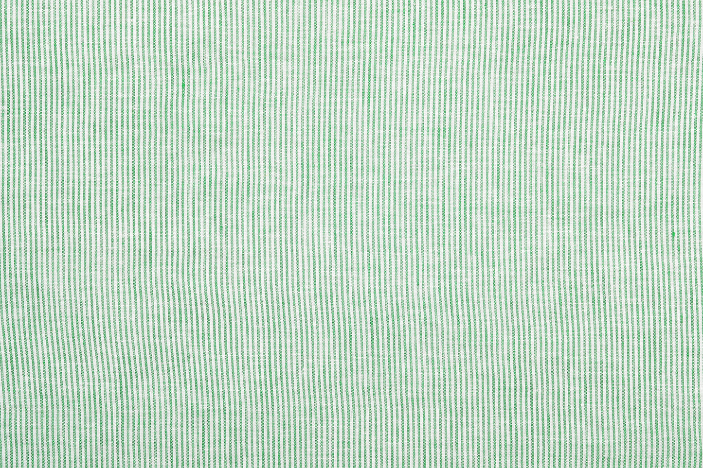 Green Dress Stripes Linen Shirt