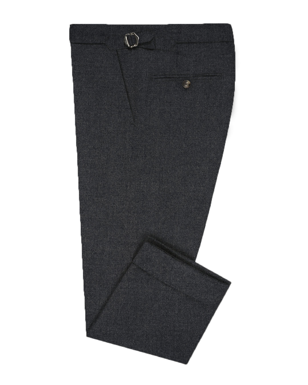 Dugdale Dark Grey Wool Flannel Suit