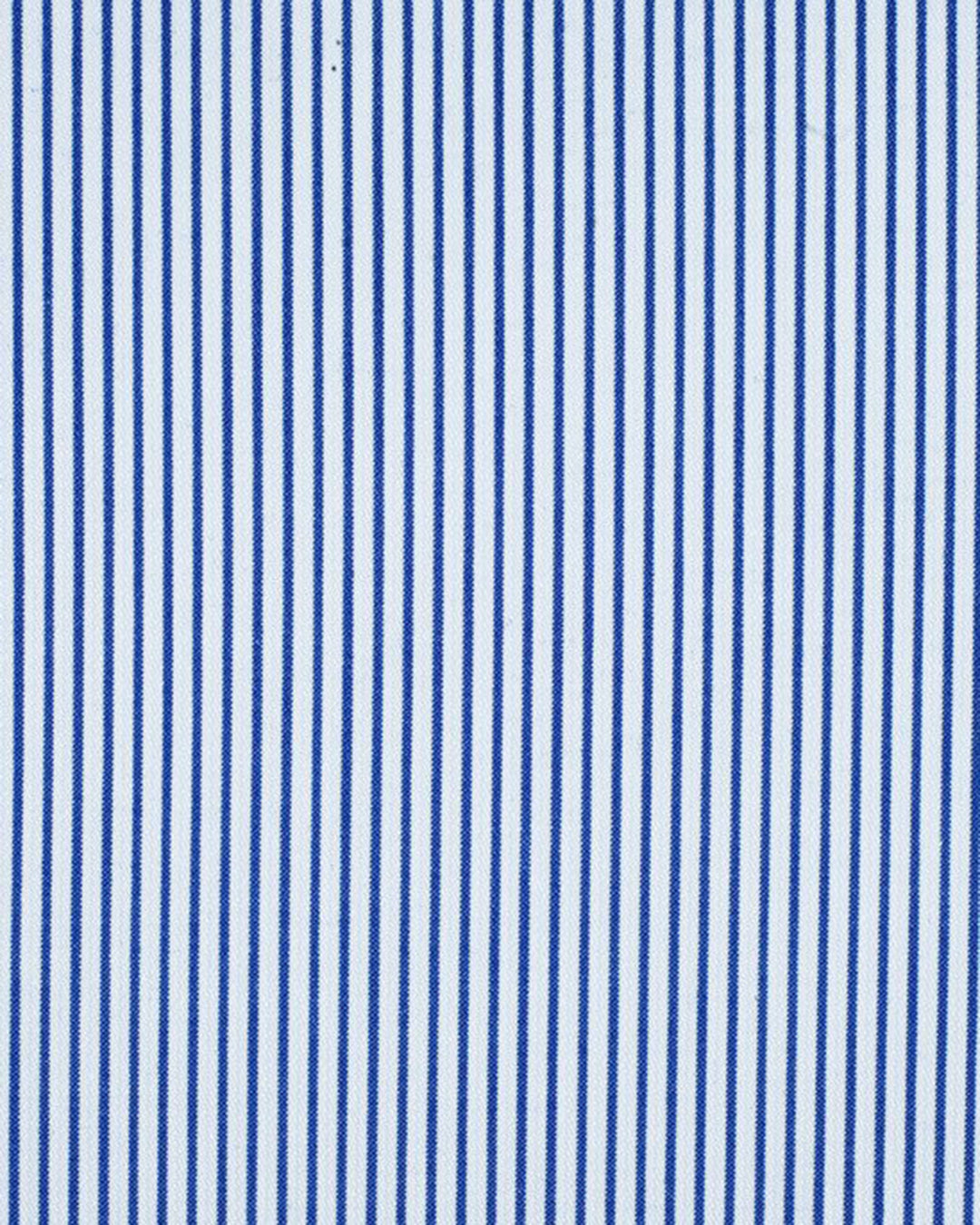 Luxire Privilege Collection Blue Stripes on White