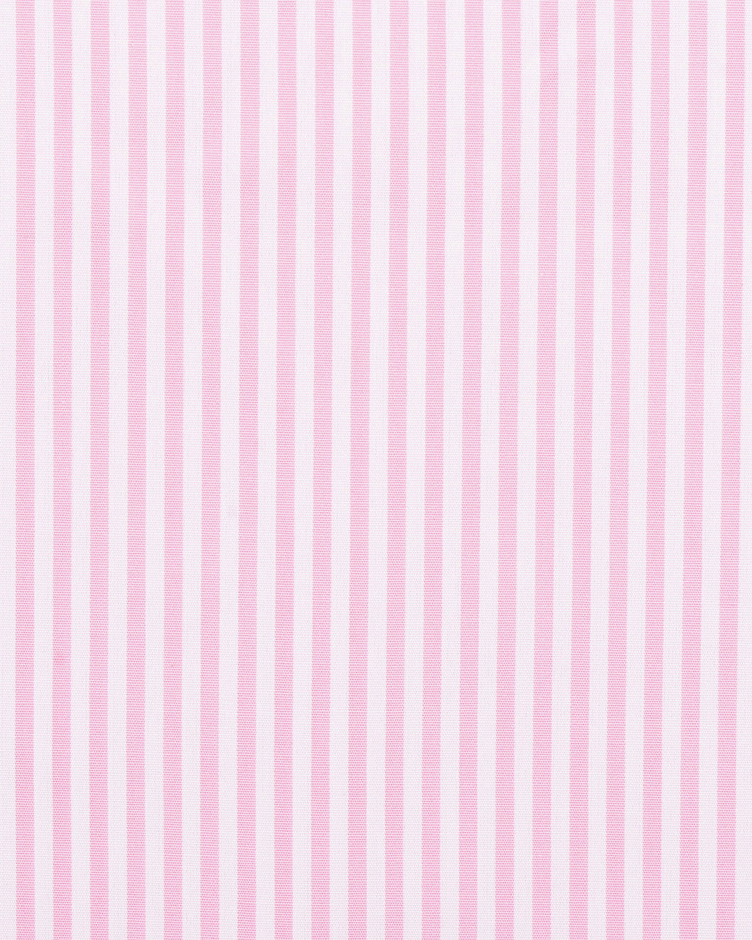 Pink Dress Stripes On White Shirt