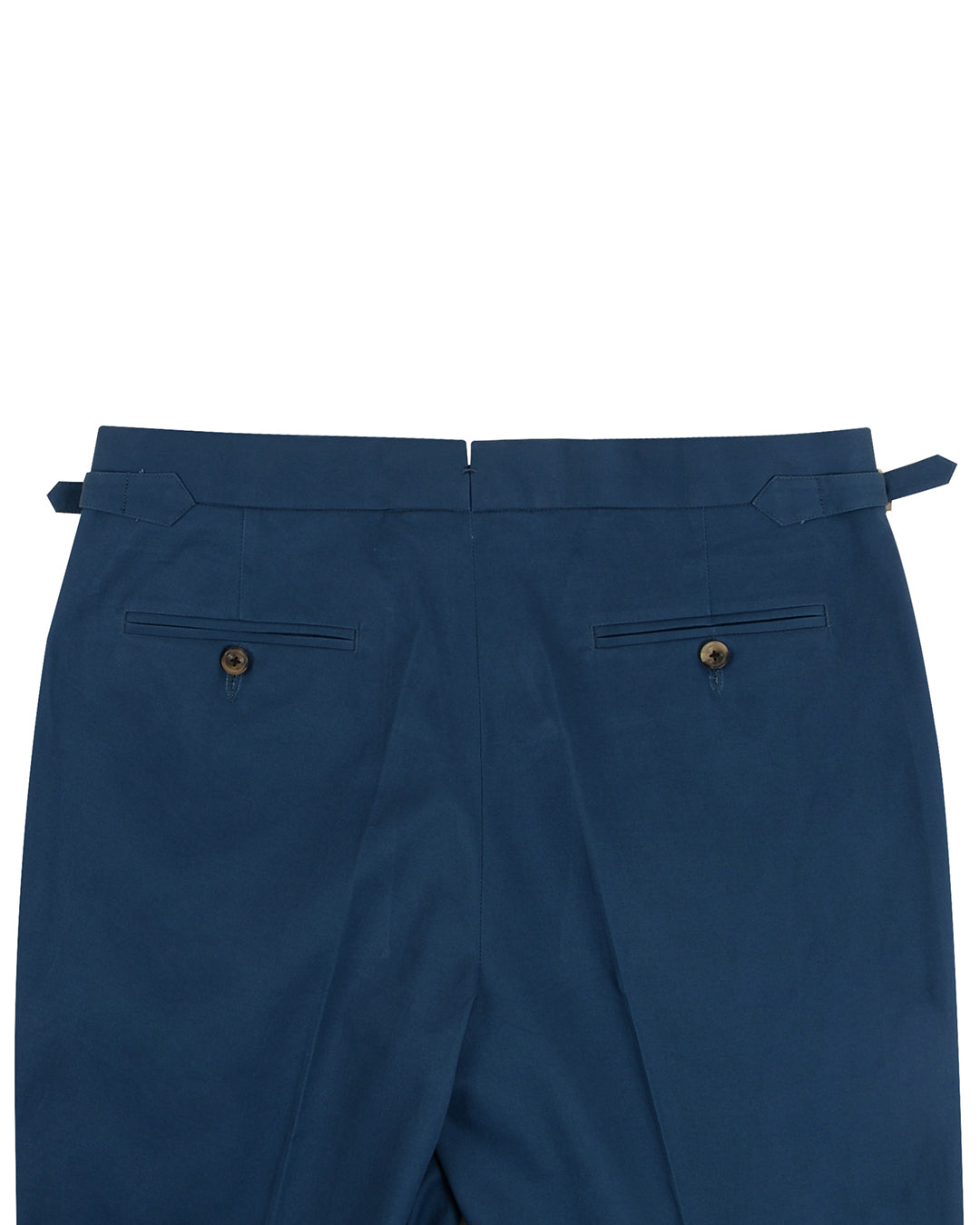 Soft Dark Blue Stretch Twill Pants