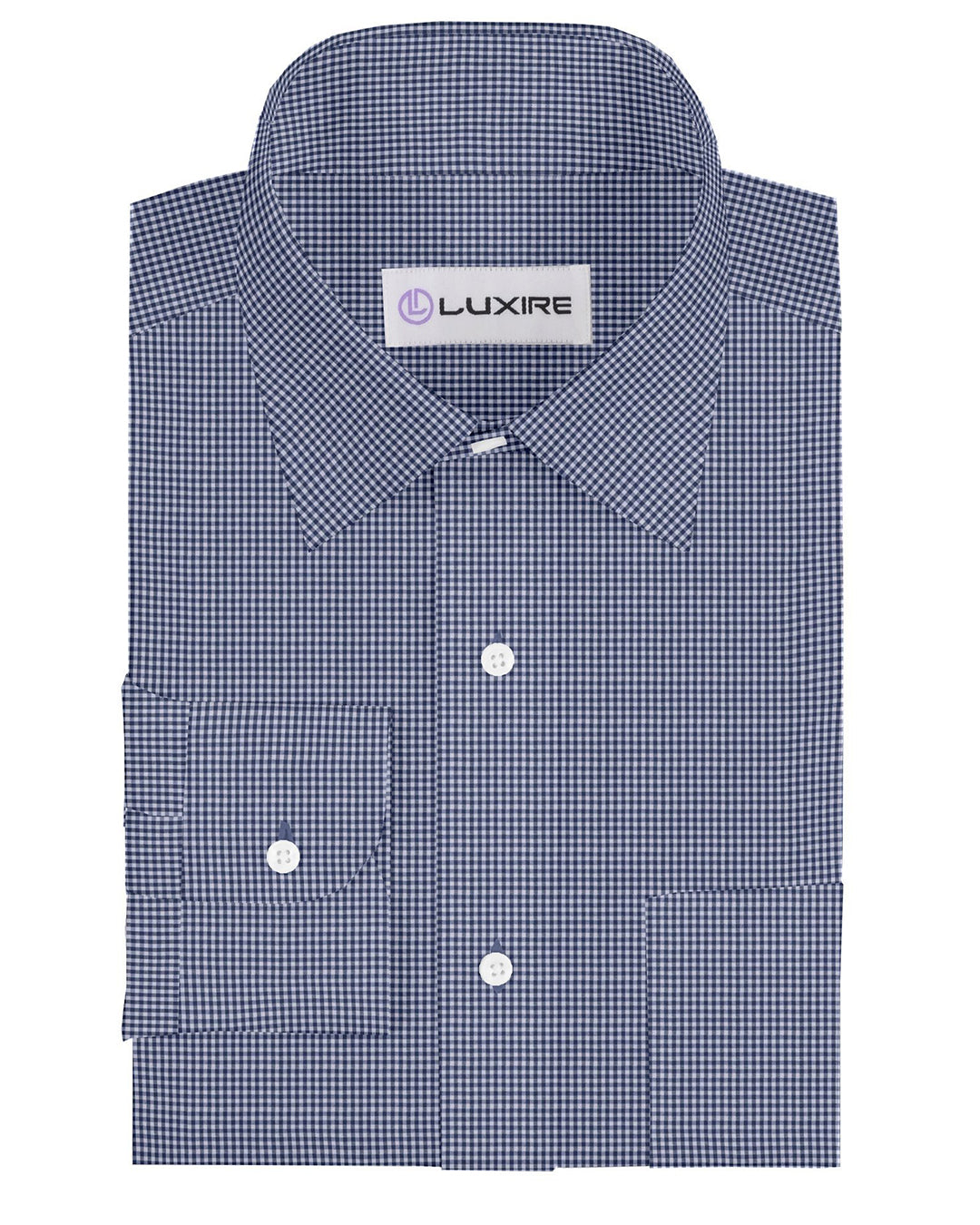 Prussian Blue Gingham Checks