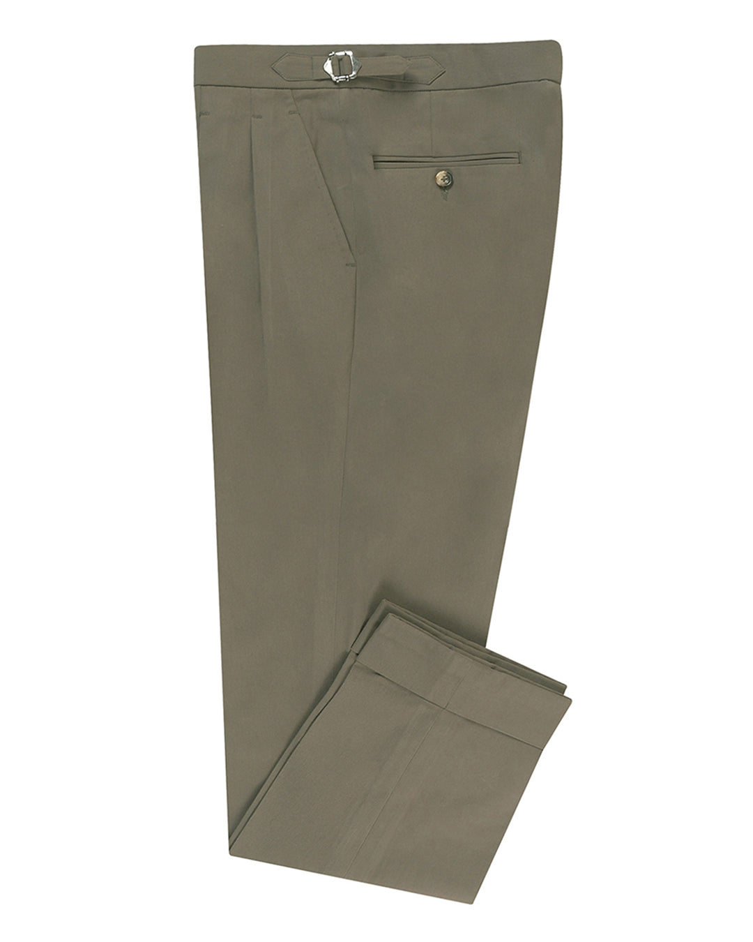 Washed Drab Green Twill