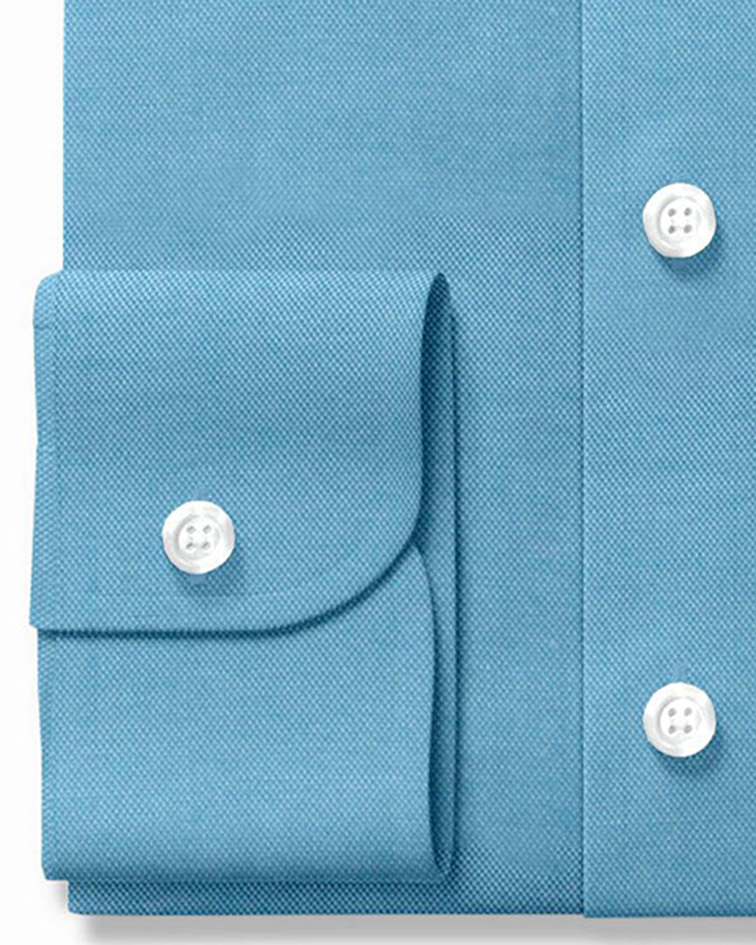 Aqua Blue Casual Oxford