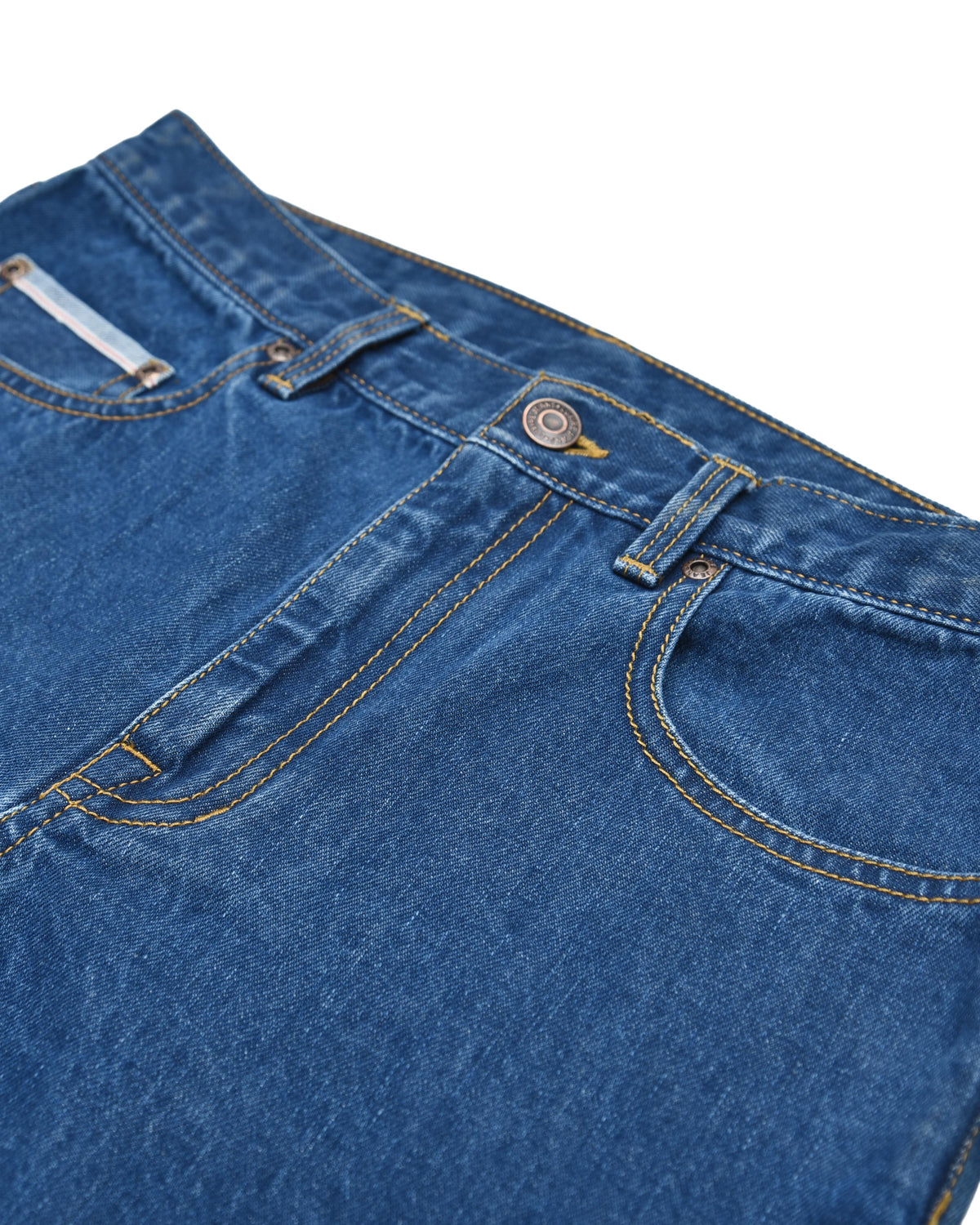 Kaihara Fade Washed Indigo Selvedge Jeans - 3