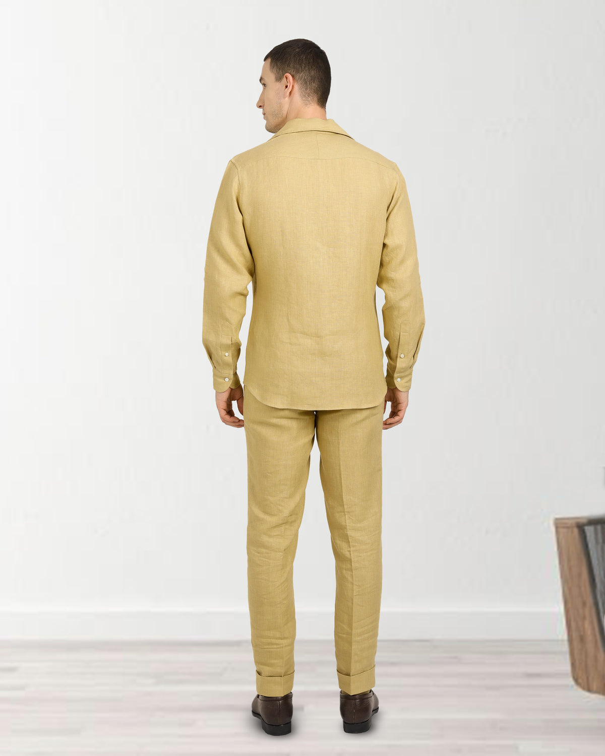Goldish Yellow Linen - 4