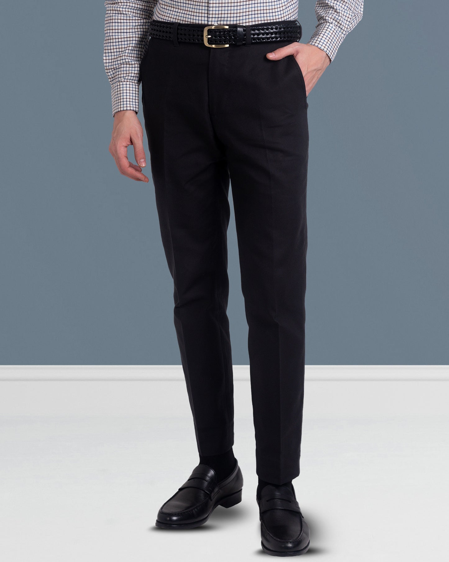 Midnight Grey Twill Dress Pant