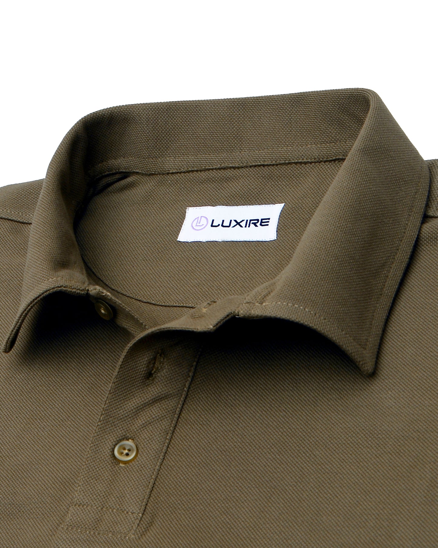 EZS Aria Olive Long Sleeve Polo