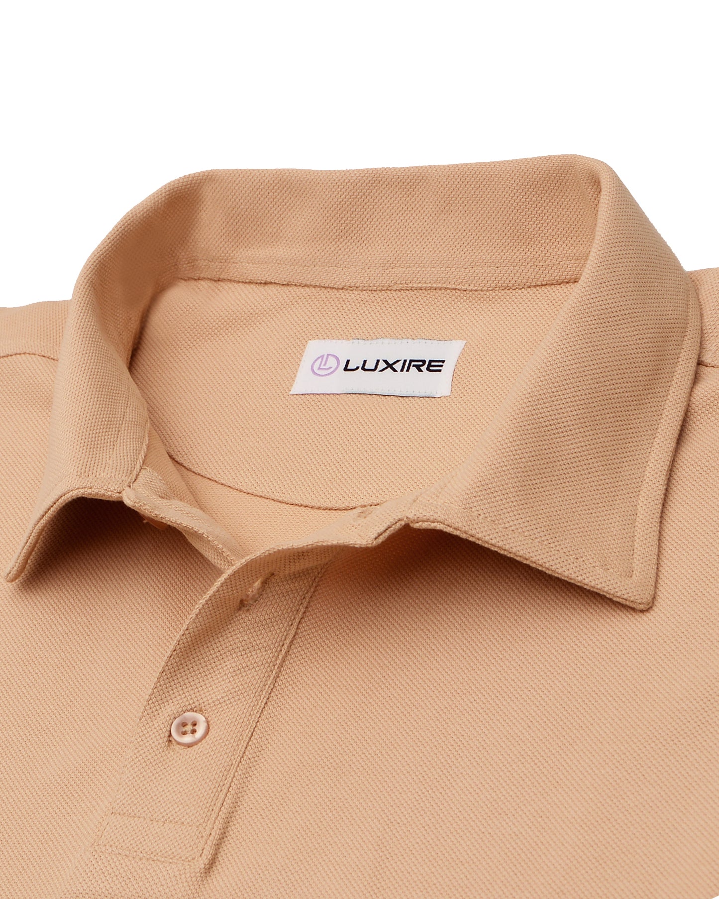 EZS Aria Beige Long Sleeve Polo