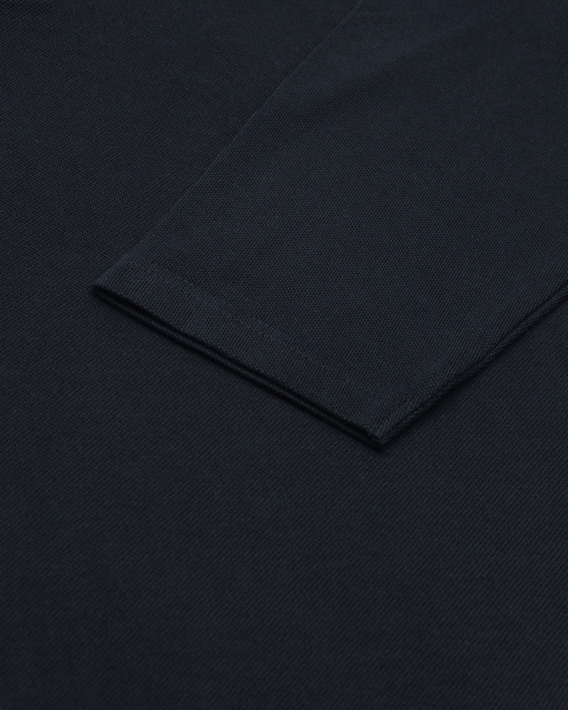 EZS Aria Navy Long Sleeve Polo