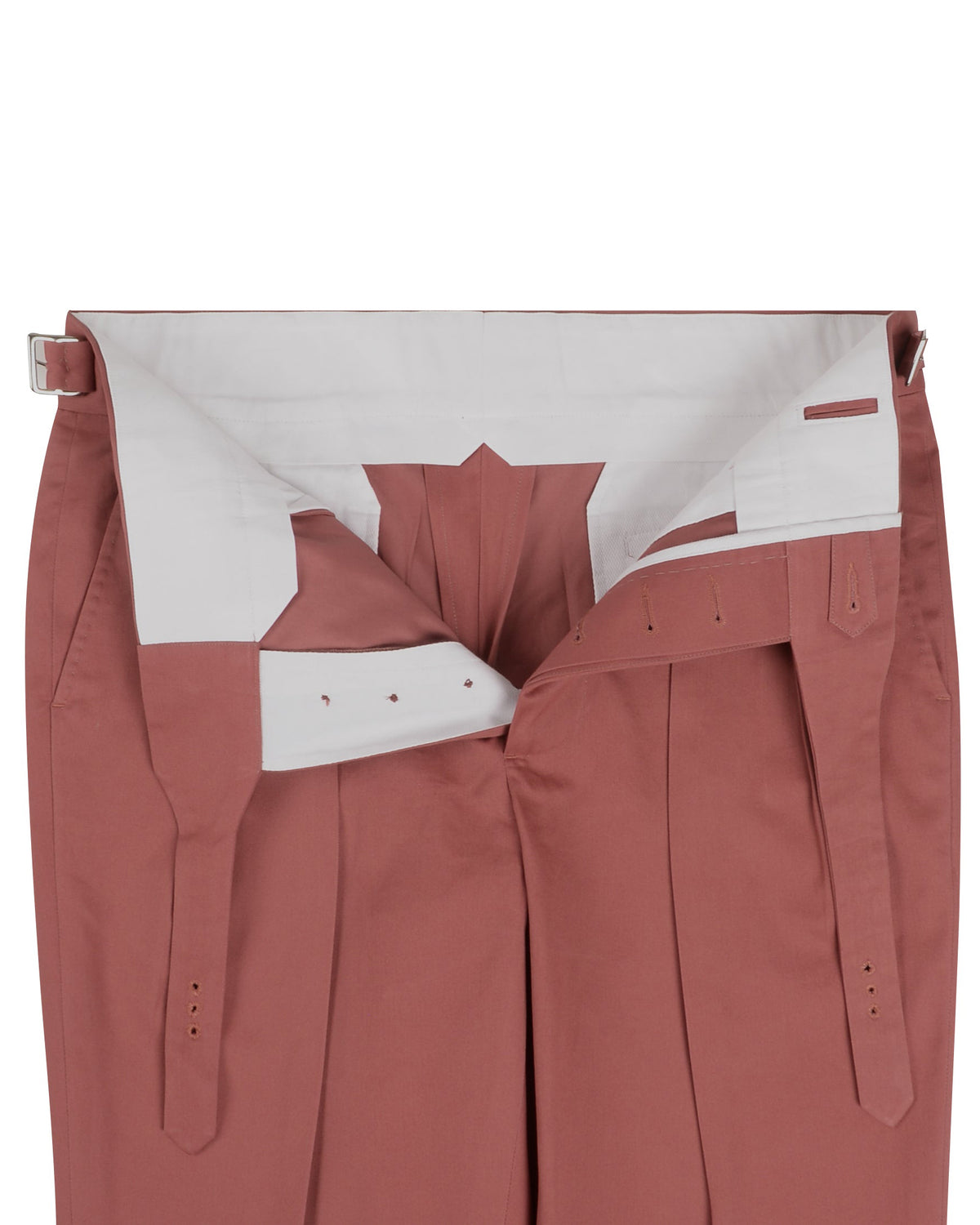 Gurkha Pant in Dugdale Cotton Brick Red Twill - 2