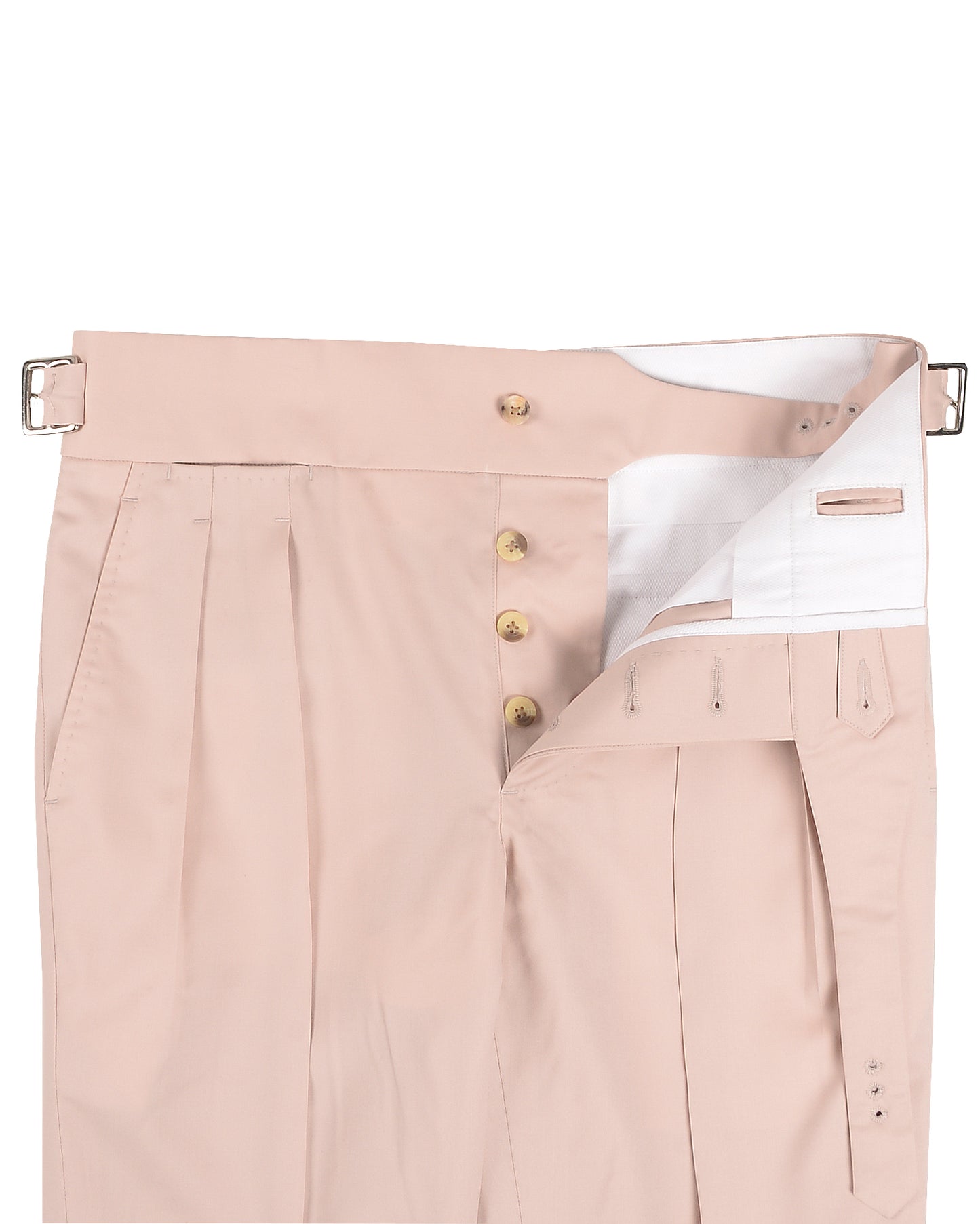 Gurkha Pant in VBC 100% Wool: Beige Twill