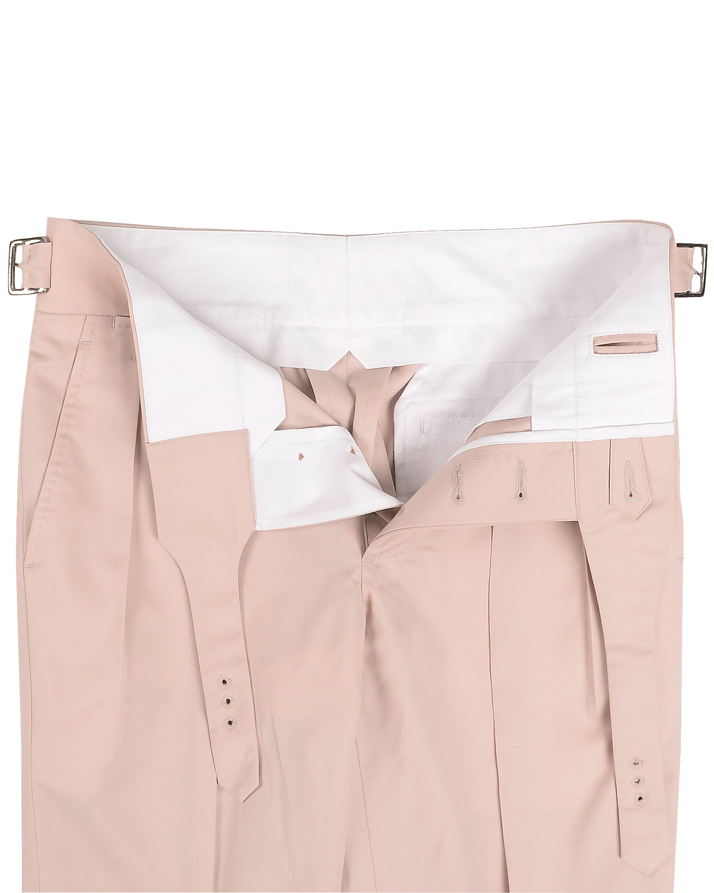 Gurkha Pant in VBC 100% Wool: Beige Twill