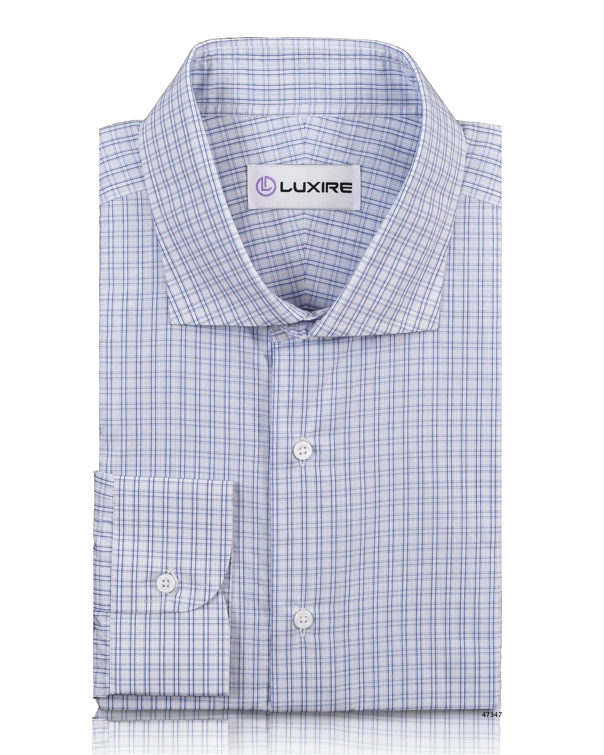 Blue Shadow Checks Shirt - 1