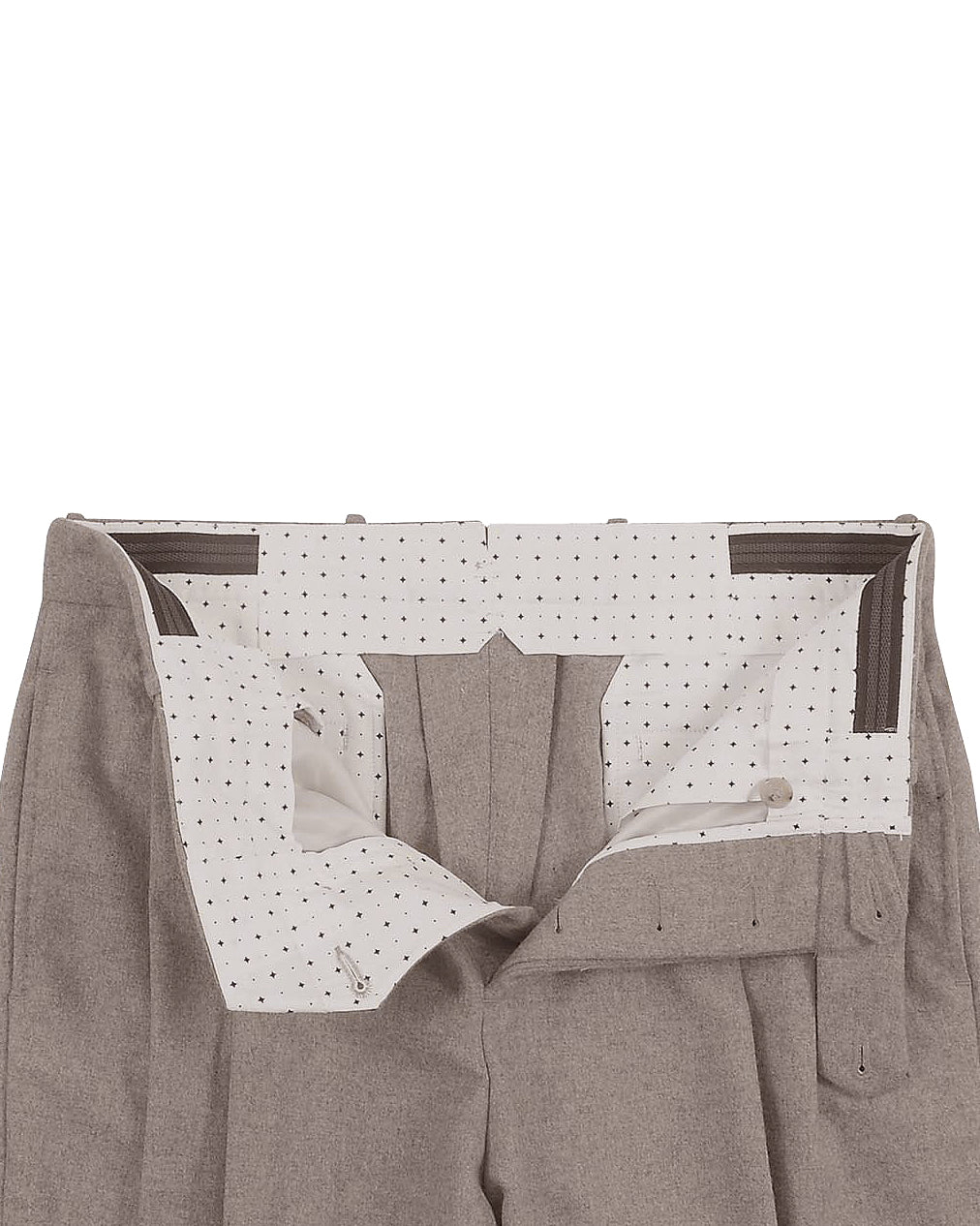 Minnis Flannel: Light Fawn Twill Pants - 3
