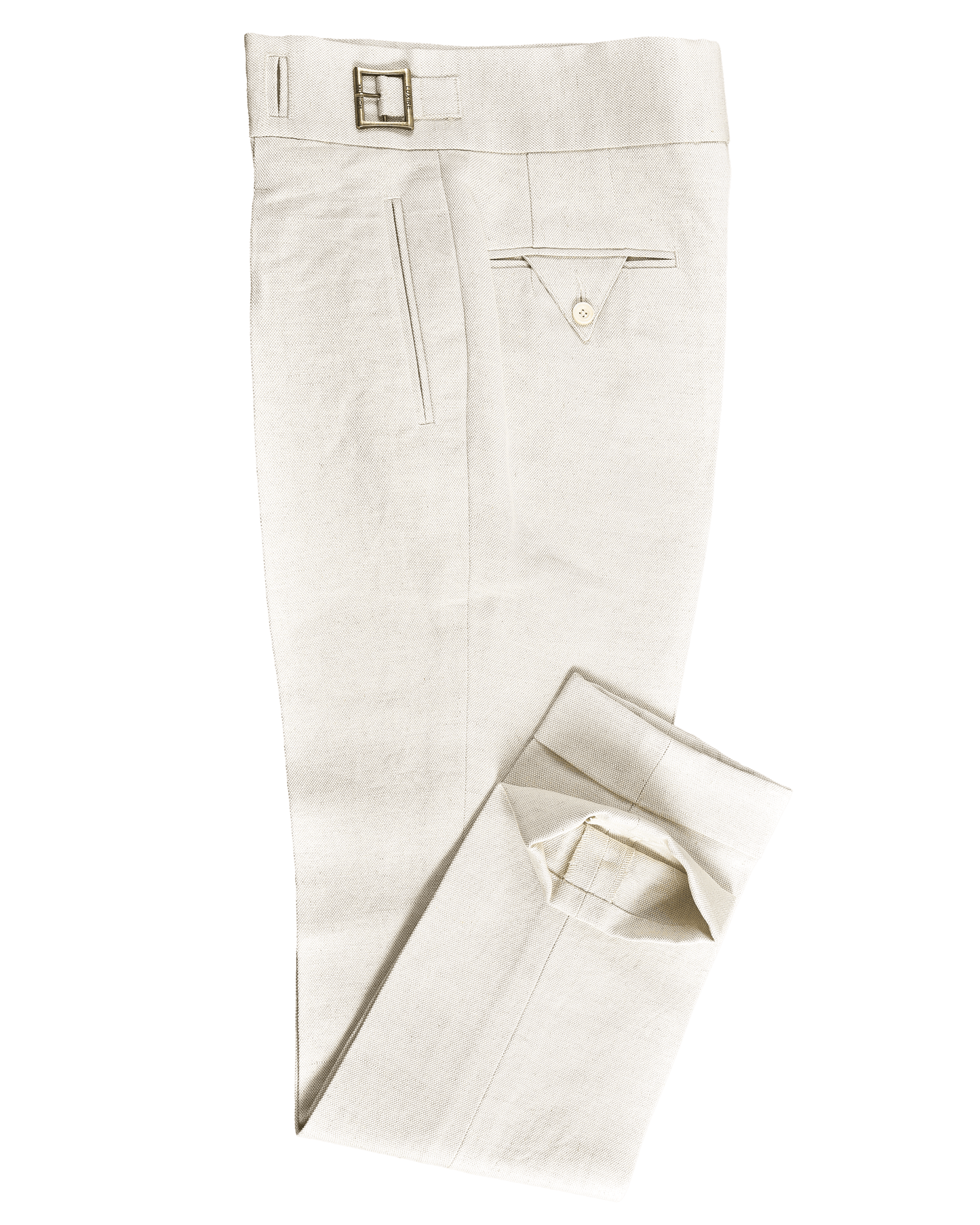 Gurkha Pants Linen Vintage Cream Birdseye