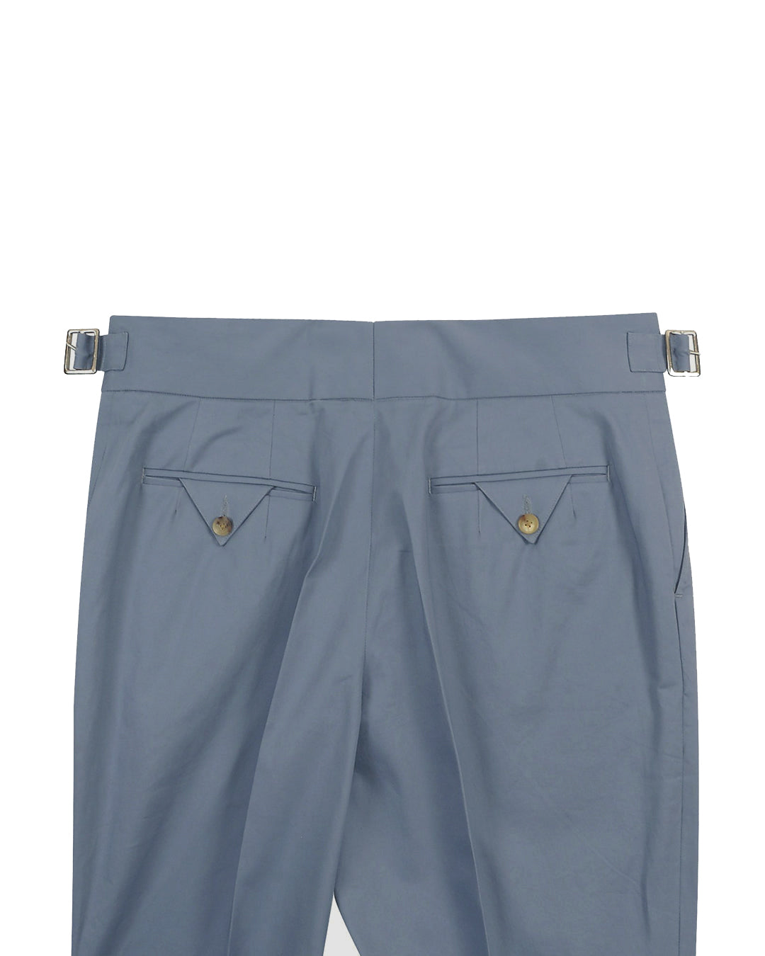 Gurkha Pant in Soft Blue Grey Stretch Twill Pants - 4
