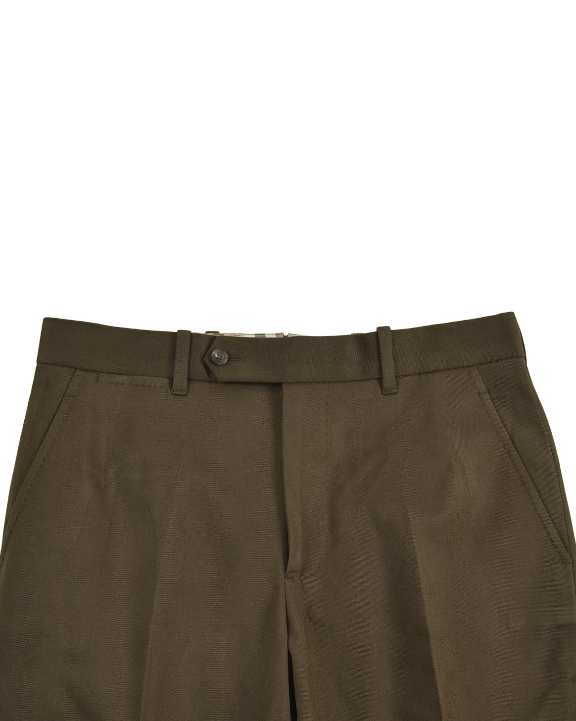 Dacota Soft Dark Brown Stretch Twill Pants - 2