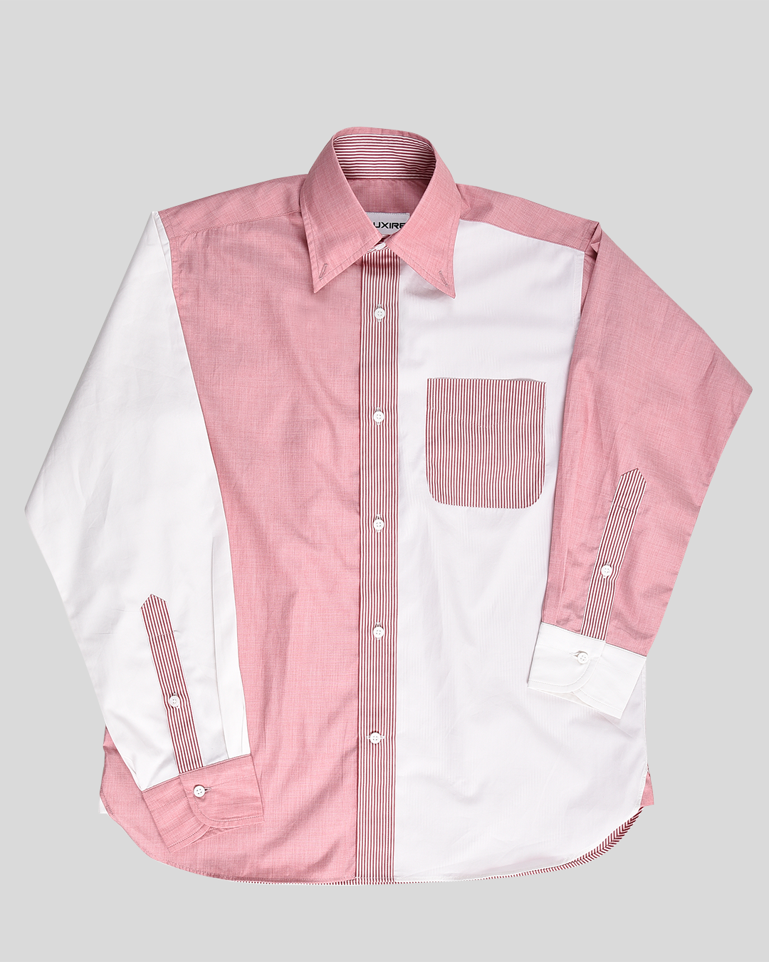 Red White Cotton Fun Shirt - 5