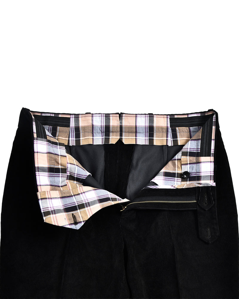 Midnight Black Corduroy