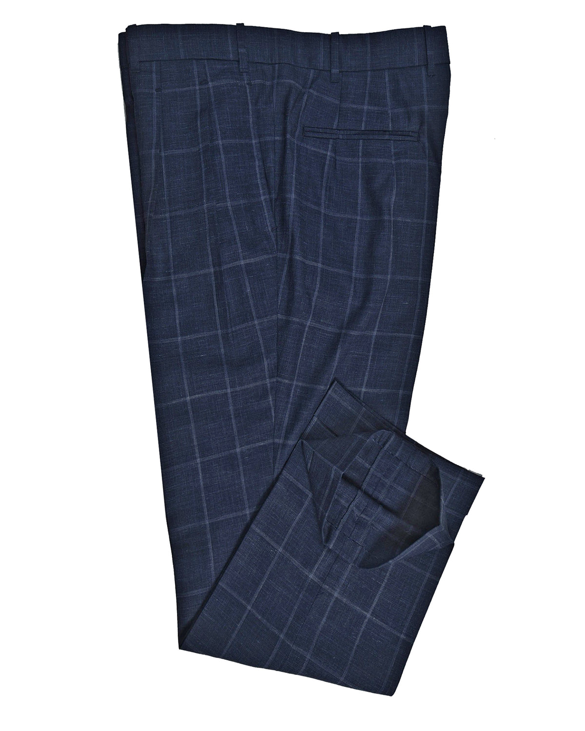 Loro Piana: Dark Blue Windowpane - 3
