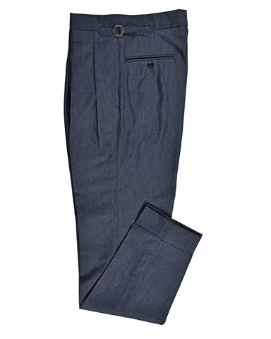 Navy Chambray Pant