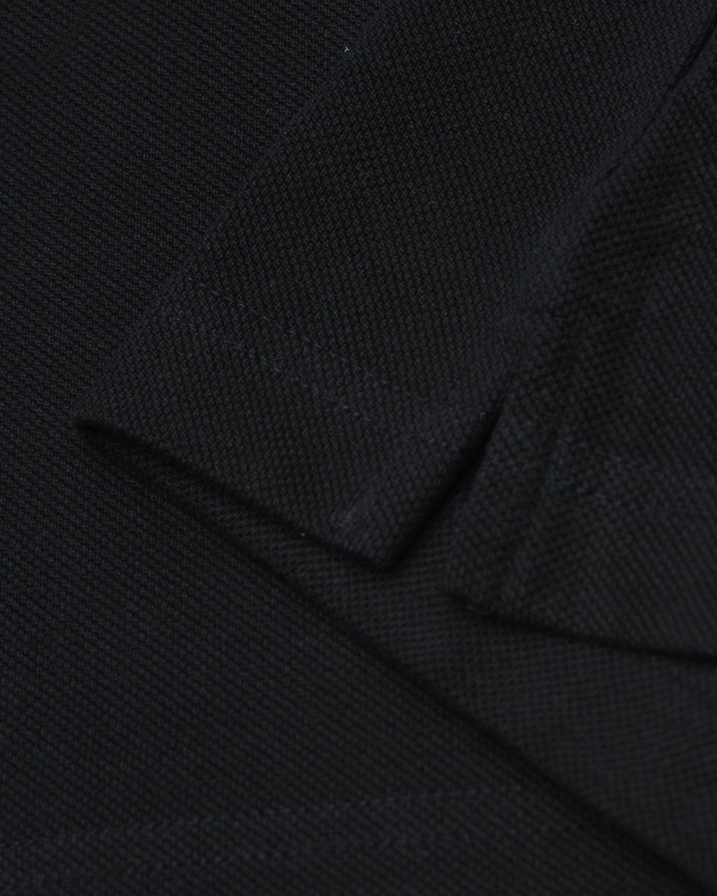 EZS Aria Black Long Sleeve Polo