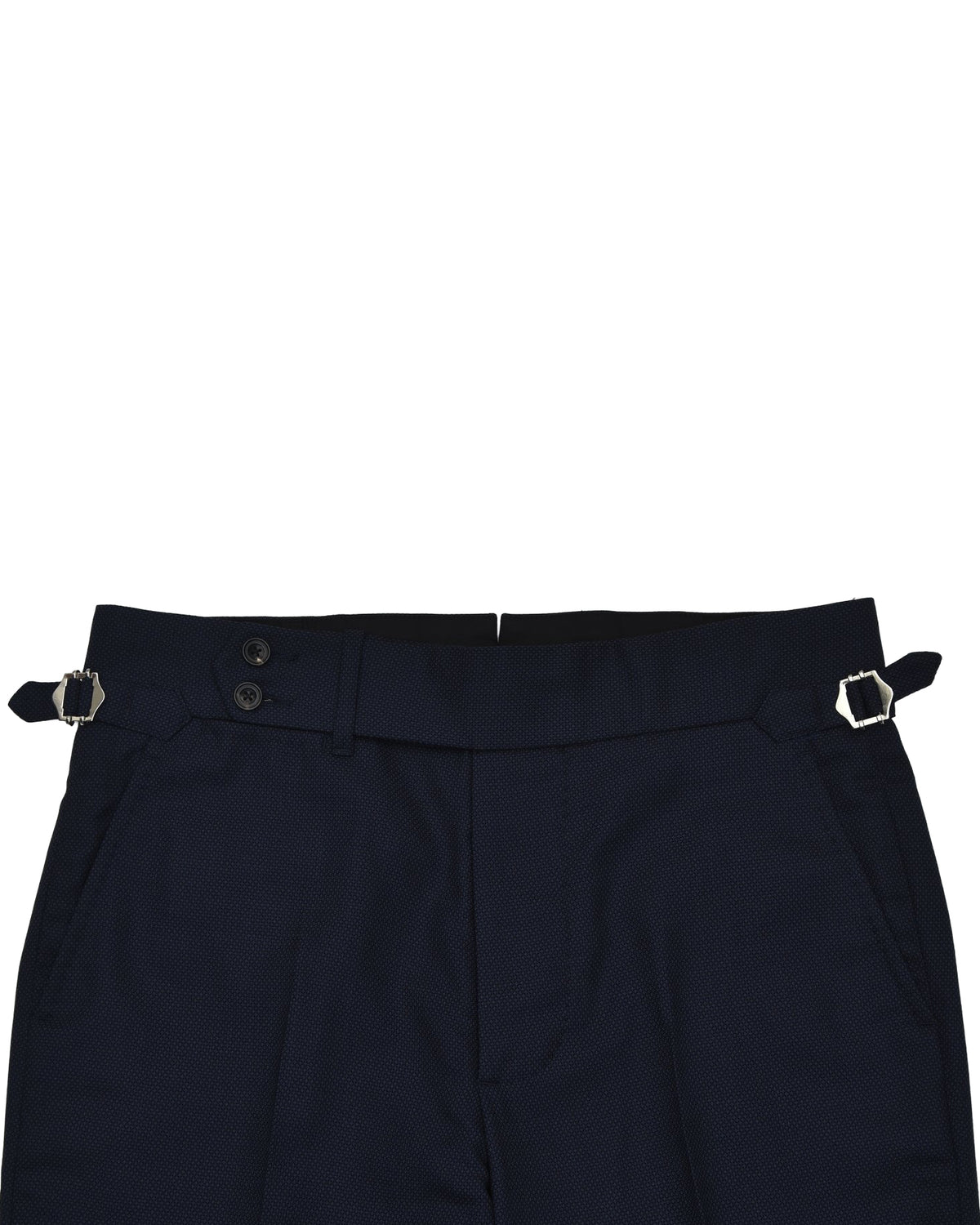 Delfino Navy Winter Hopsack - 3