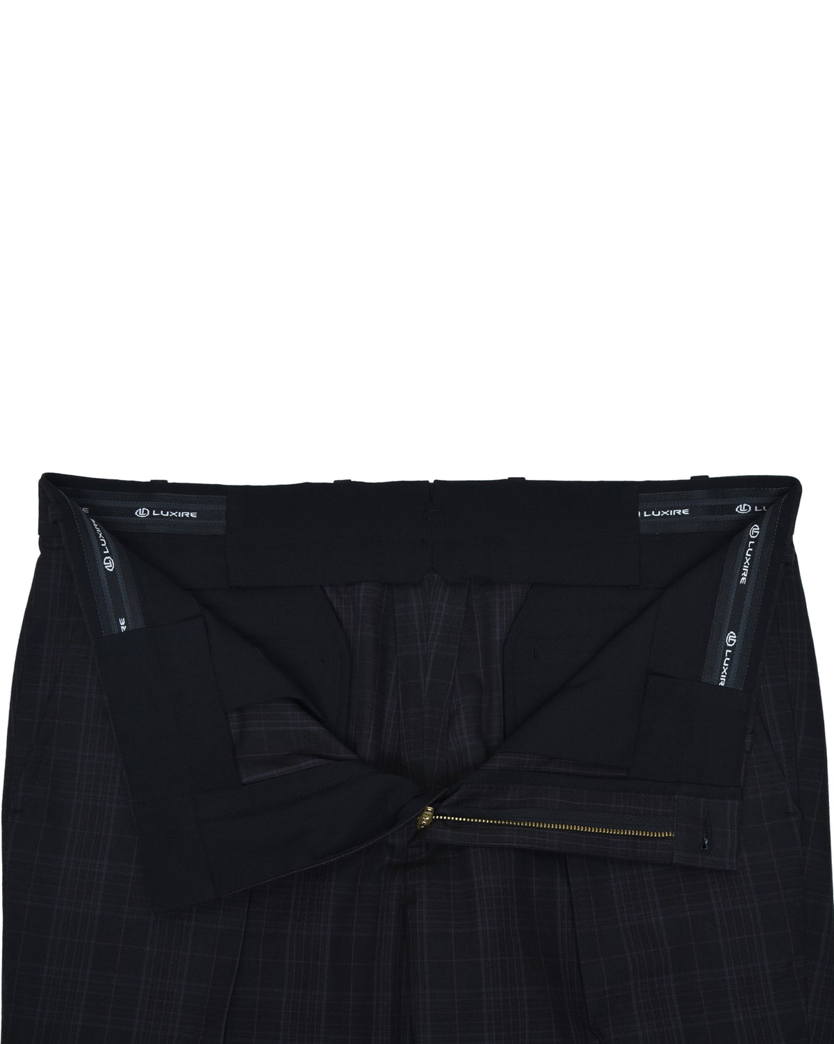 Black Grey Checks Pant - 4