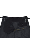 Dark Charcoal Grey Twill Pant