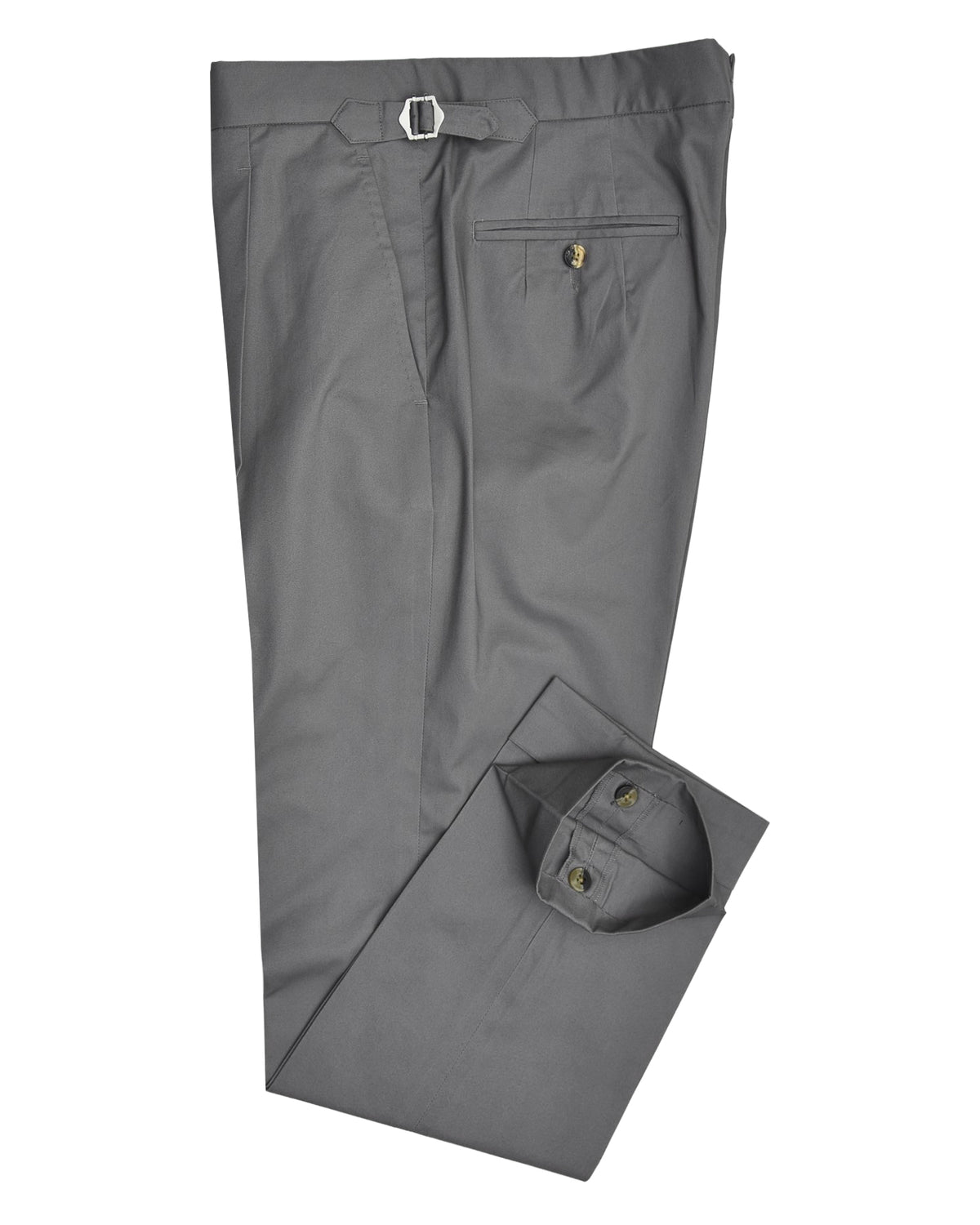 Ash Grey Twill Chino - 2