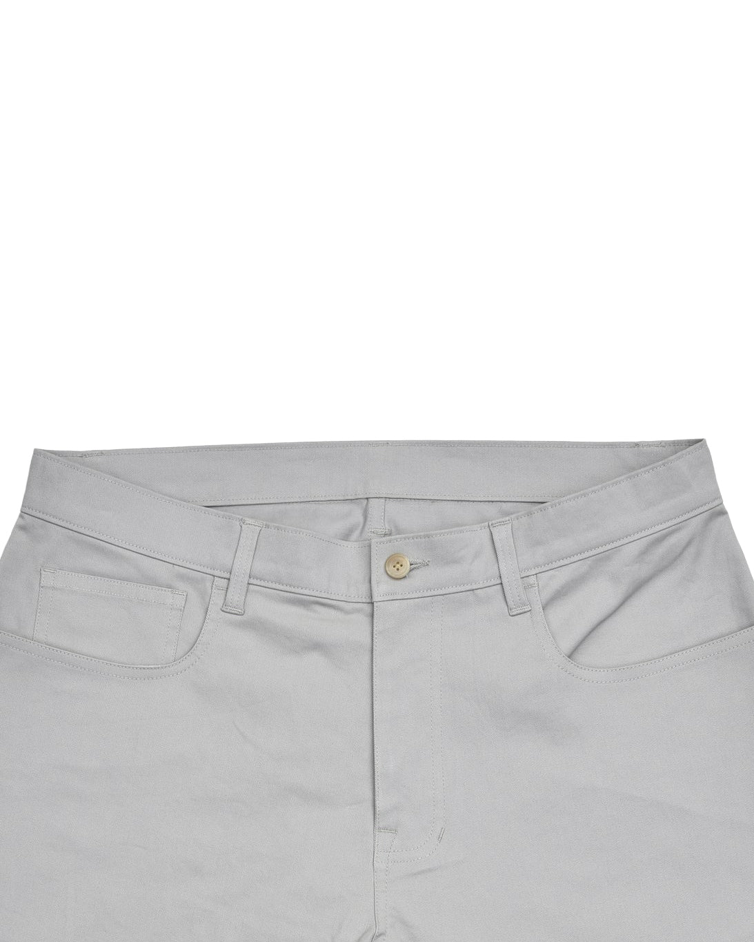 Pastel Stone Grey Twill Chino - 3