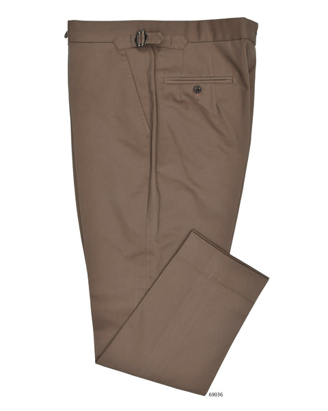 Light Choco Brown Washed Chino