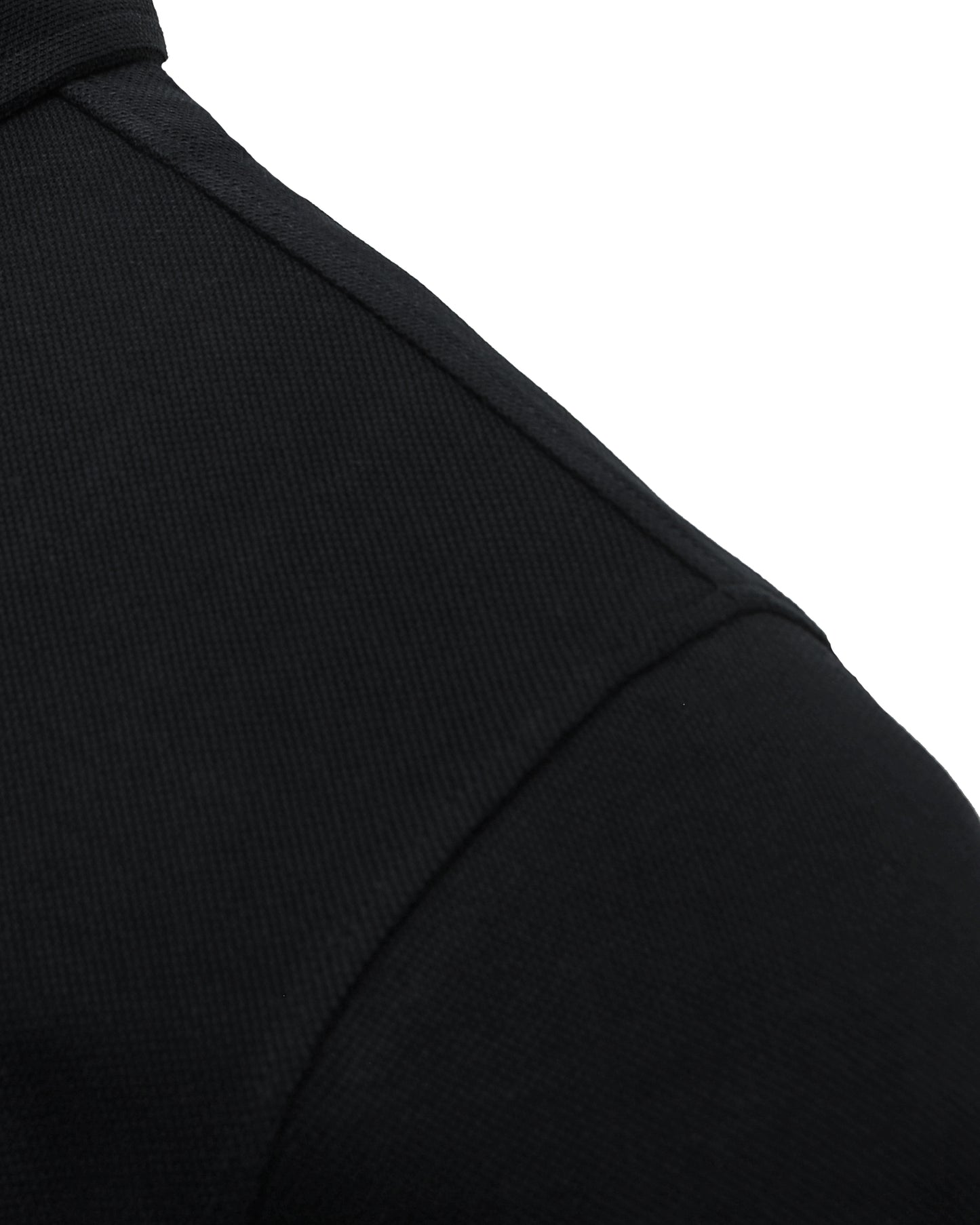 EZS Aria Black Long Sleeve Polo