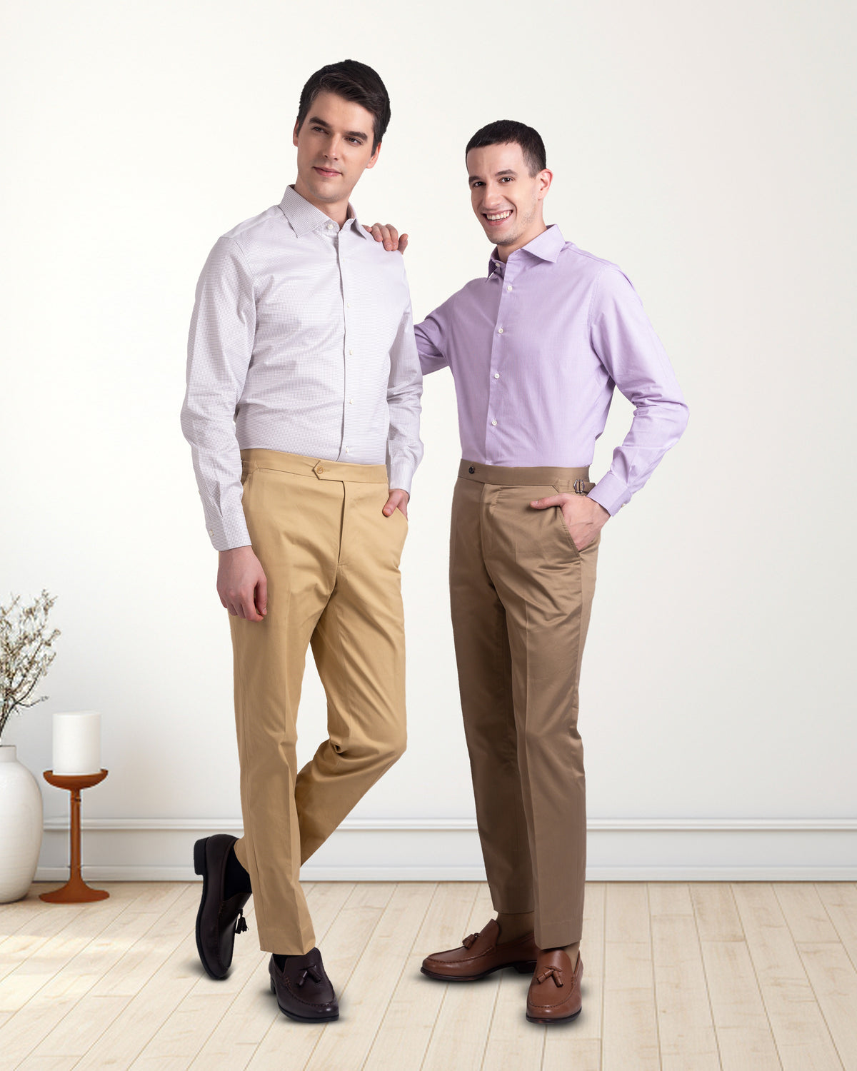 Mauve Gingham Checks Shirt - 6