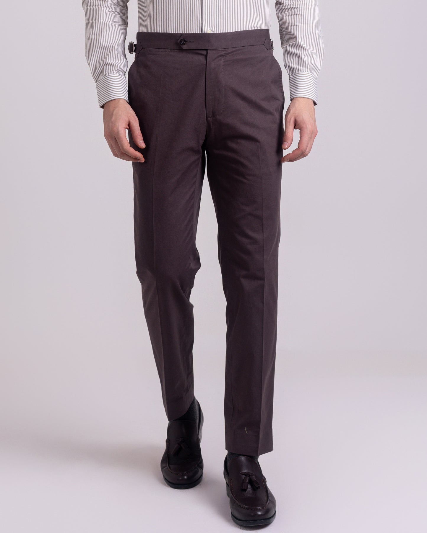 Choco Brown Plain Dress Pant