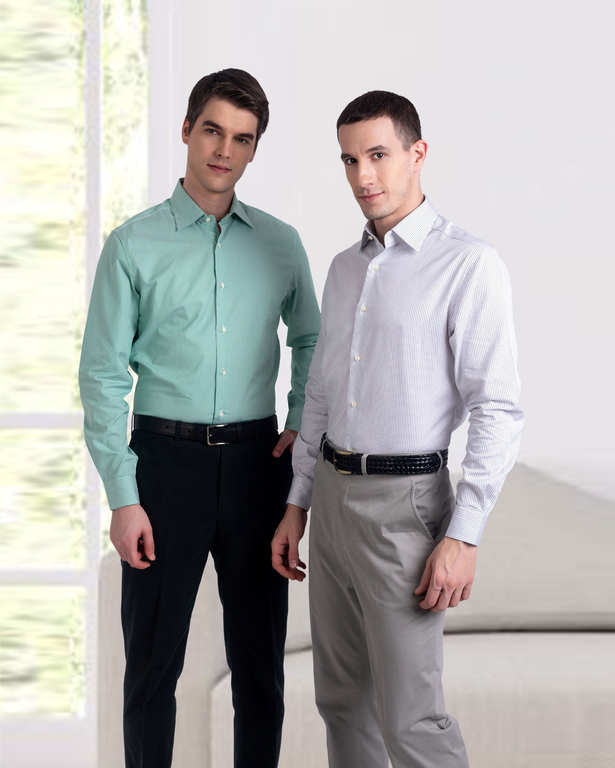 Bottle Green Twill Dress Pant - 6