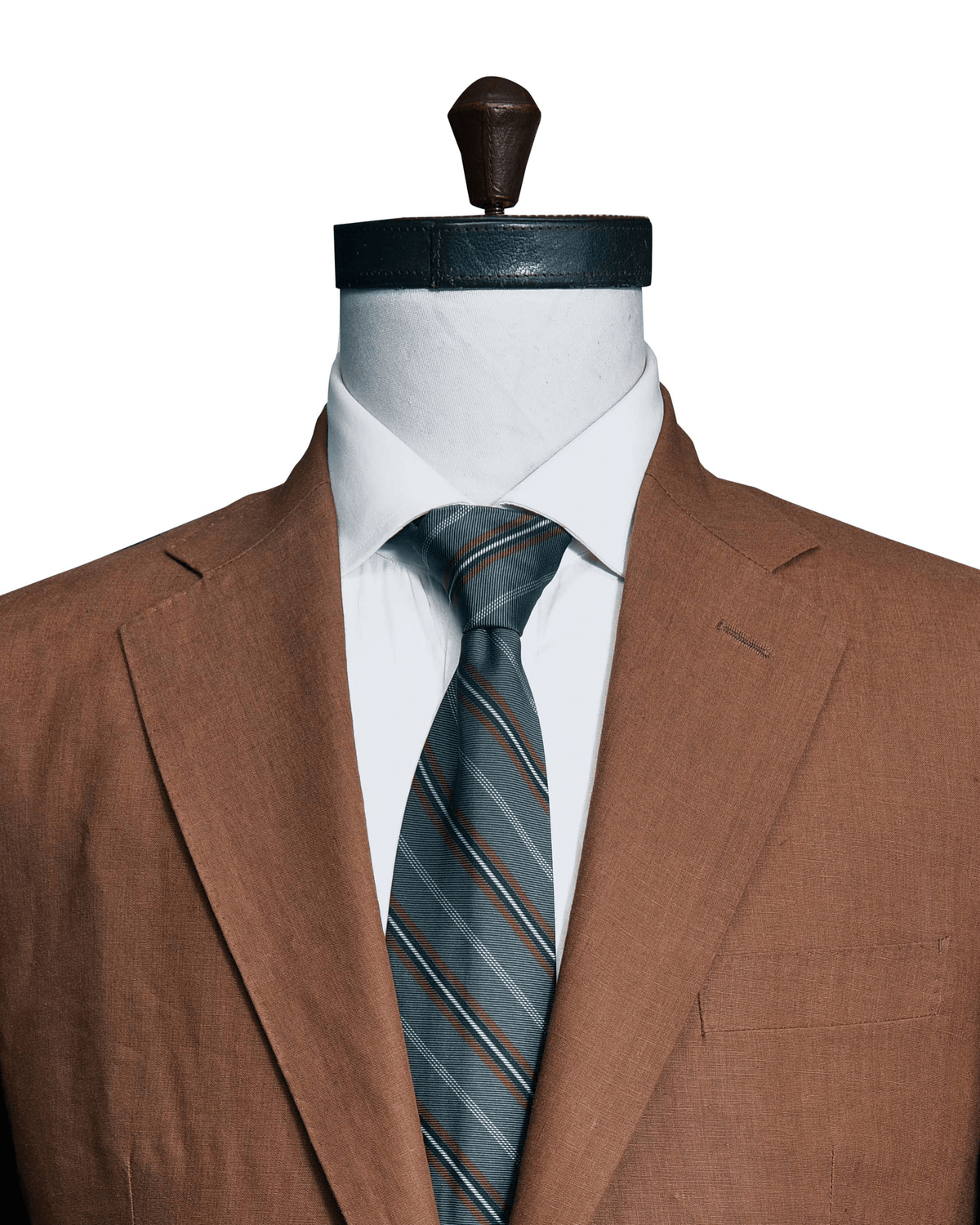 Dugdale Tobacco Linen Jacket - 2