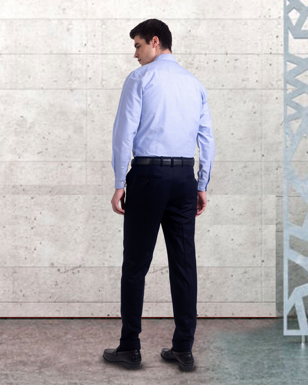 Classic Blue Oxford Shirt - 5