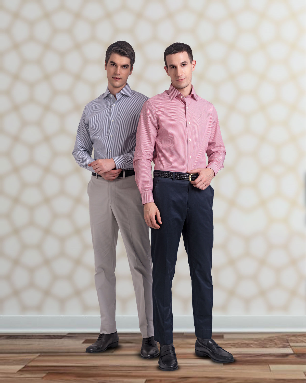 Oyster Grey Twill Dress Pant - 5