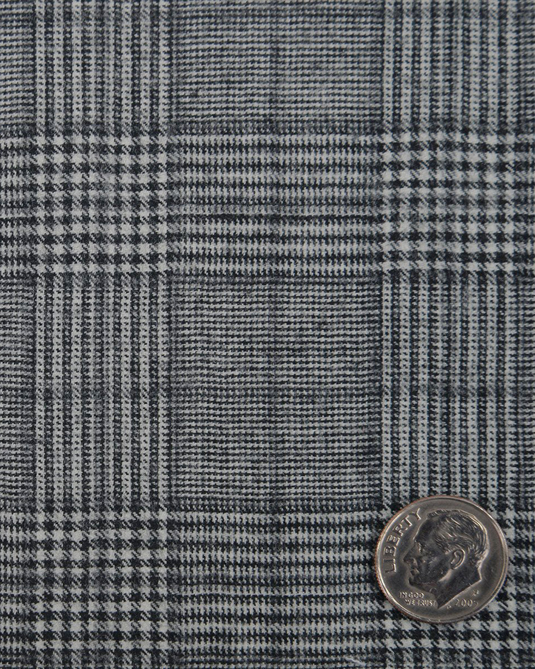 Drapers Black and White Glen Plaid Checks Suit