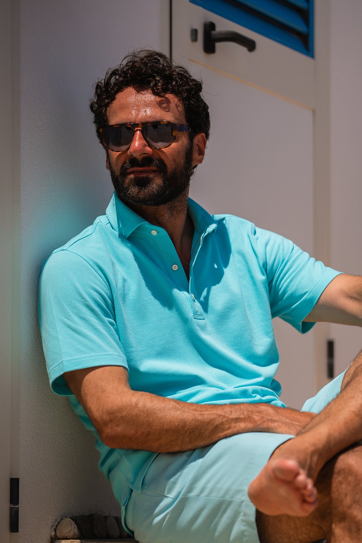 Ice Blue Polo T-Shirt - 5