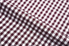 Maroon on White Broad Gingham Checks Shirt