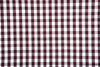 Maroon on White Broad Gingham Checks Shirt